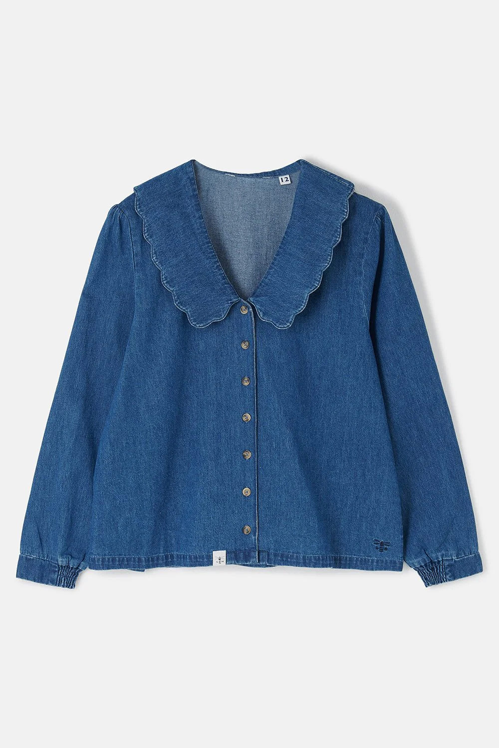 Ada Blouse - Washed Denim - Image 2