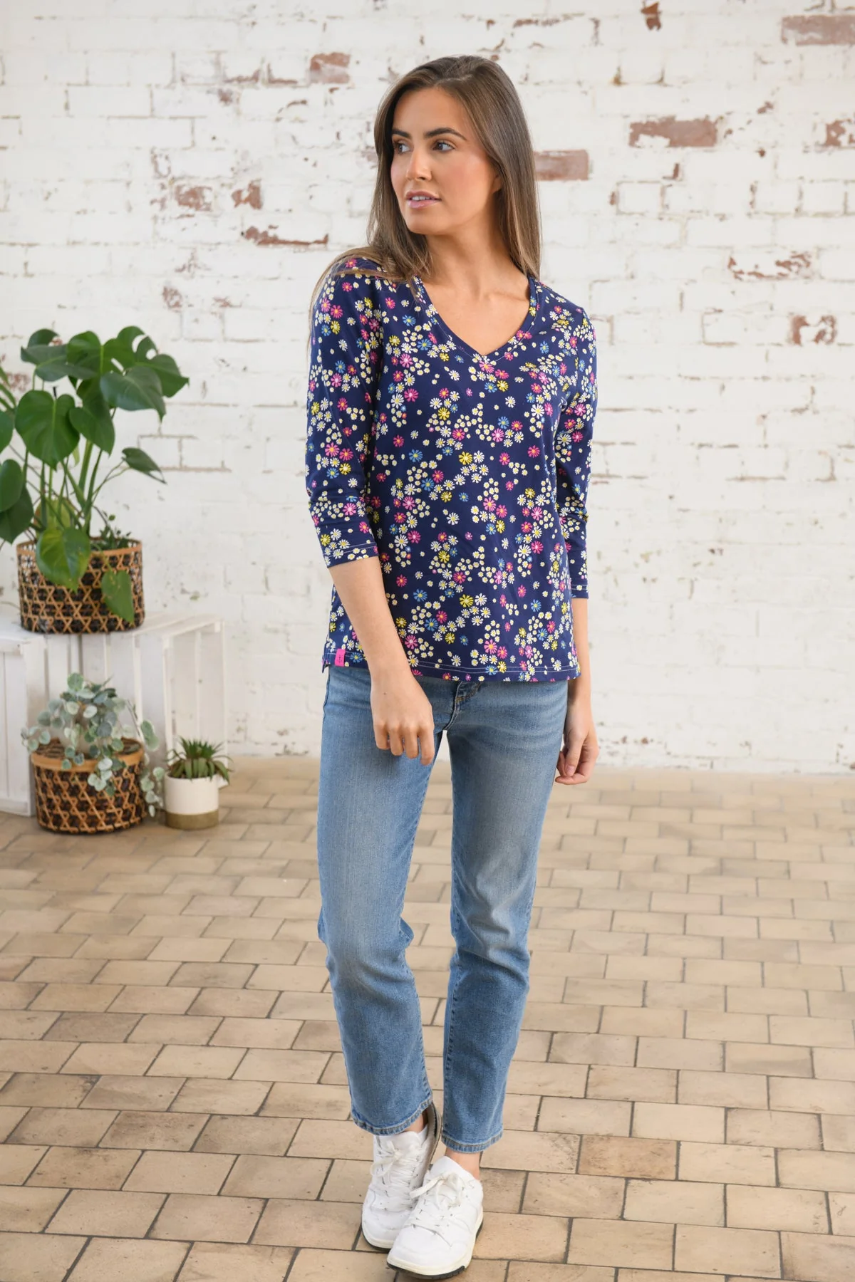 Ariana Top - Daisy Print - Image 2