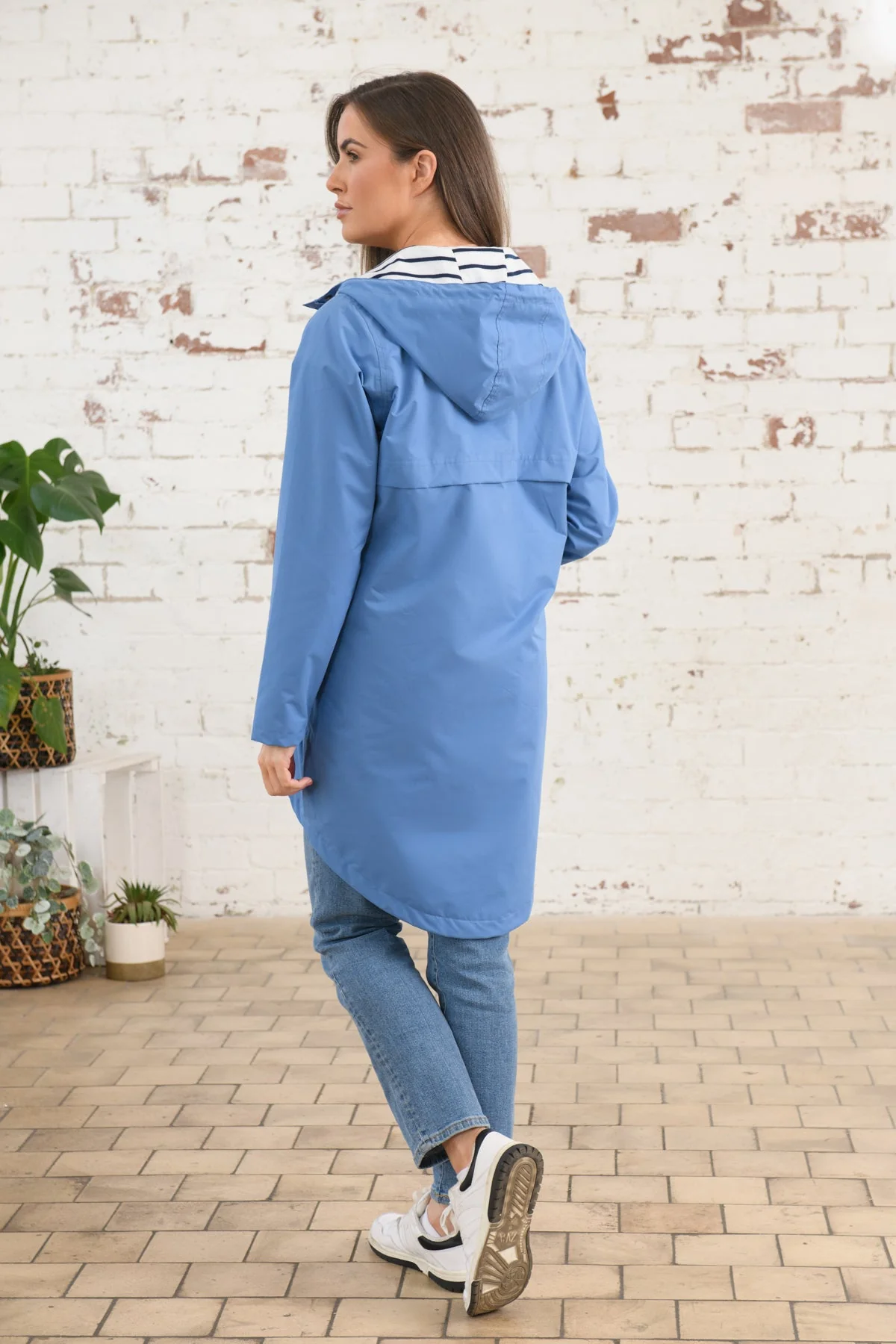 Long Beachcomber Jacket - Marine Blue - Image 5