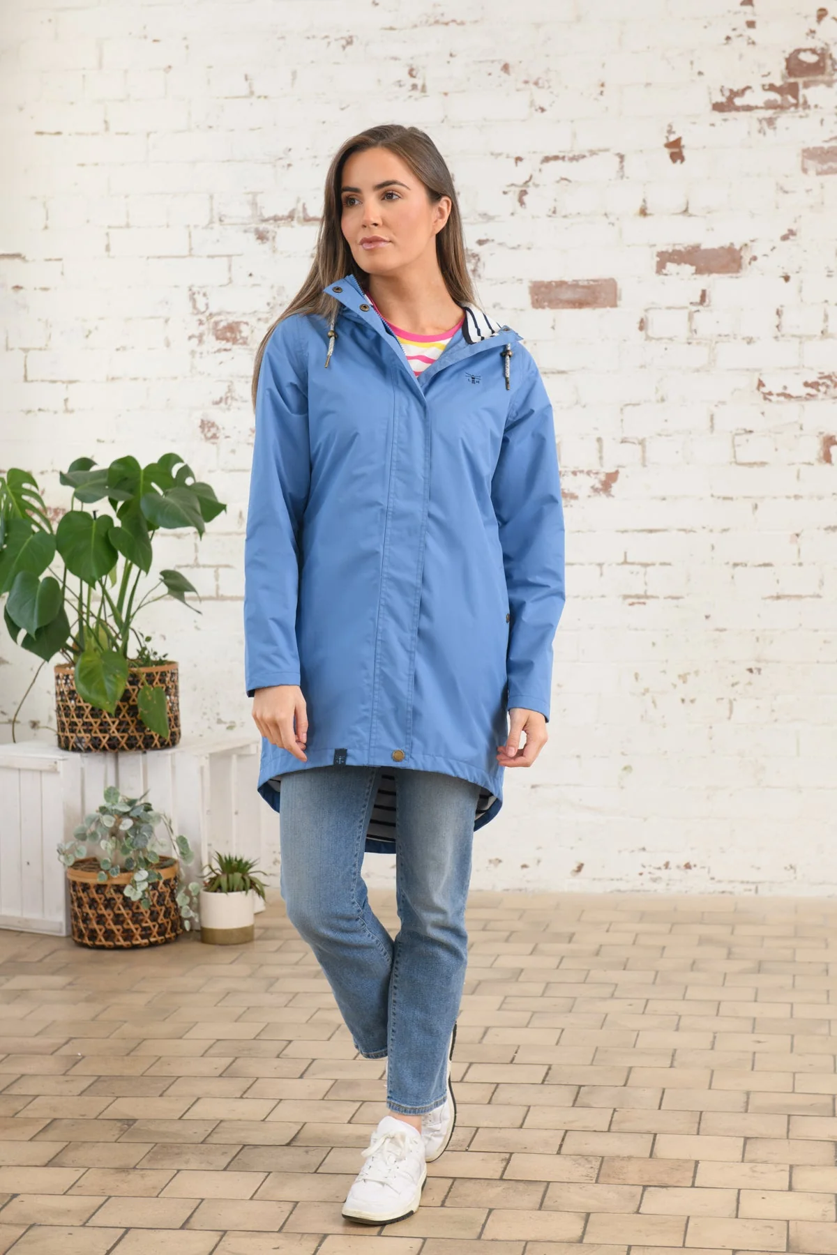 Long Beachcomber Jacket - Marine Blue - Image 8