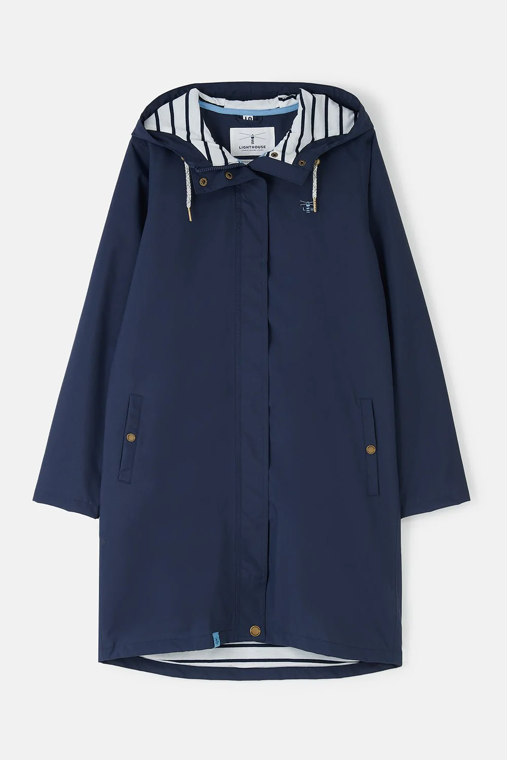 Long Beachcomber Jacket - Navy Blue - Image 2