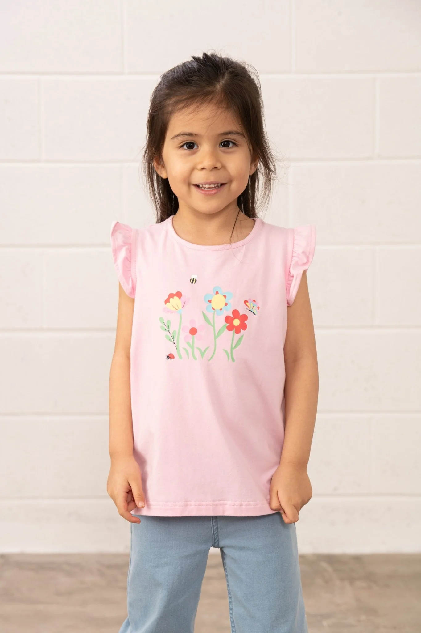 Causeway Swing Tee - Flower and Butterfly