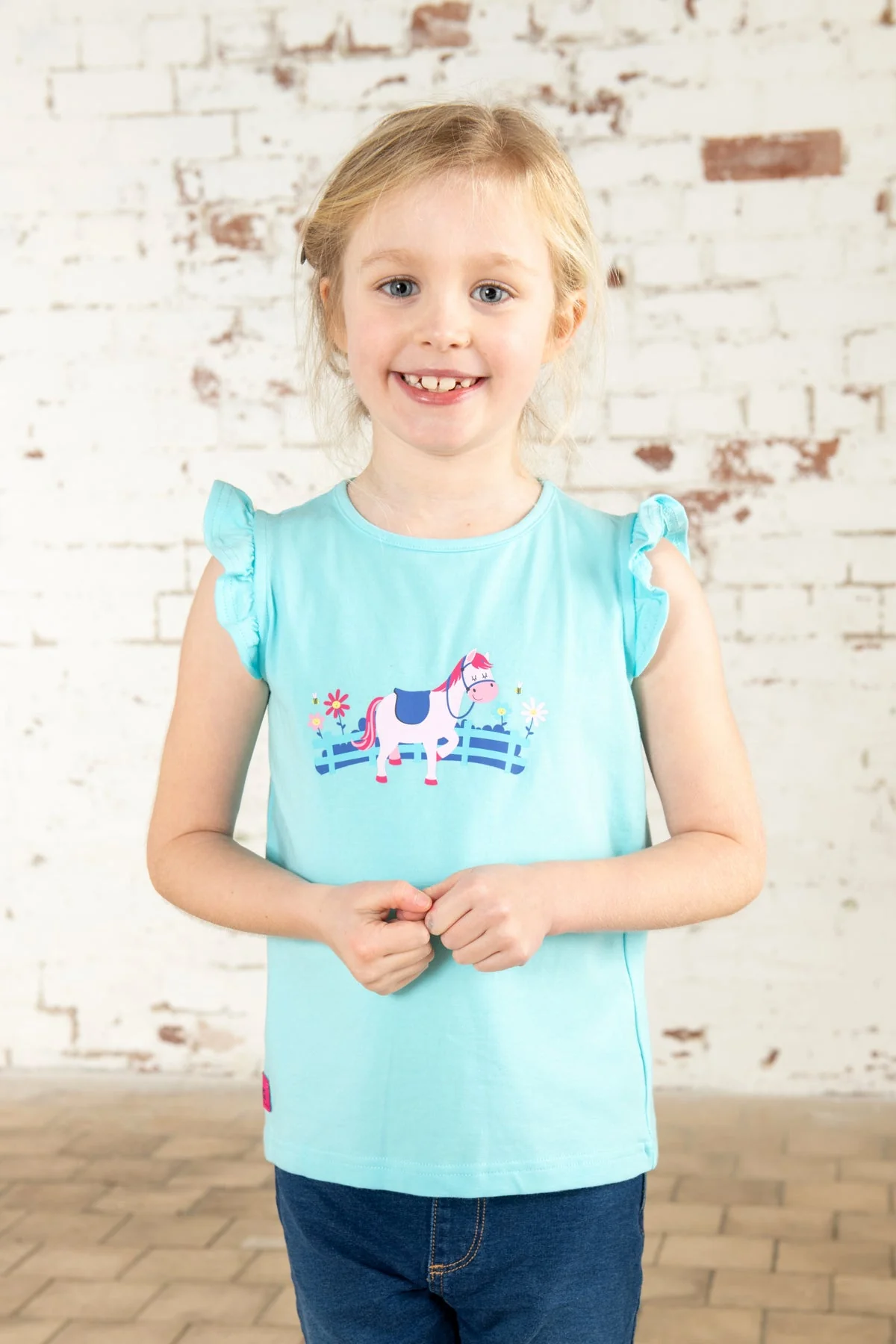 Causeway Swing Tee - Pony Print