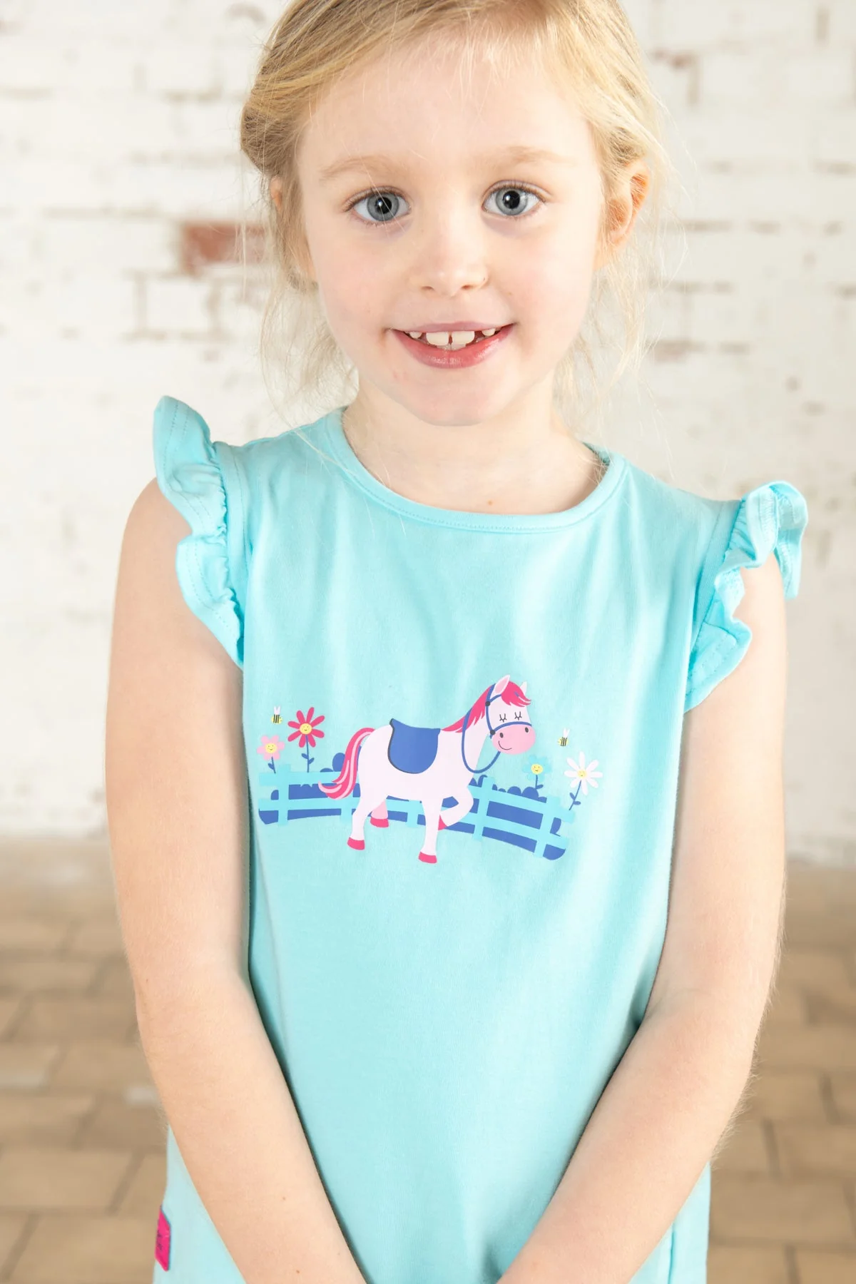 Causeway Swing Tee - Pony Print - Image 4