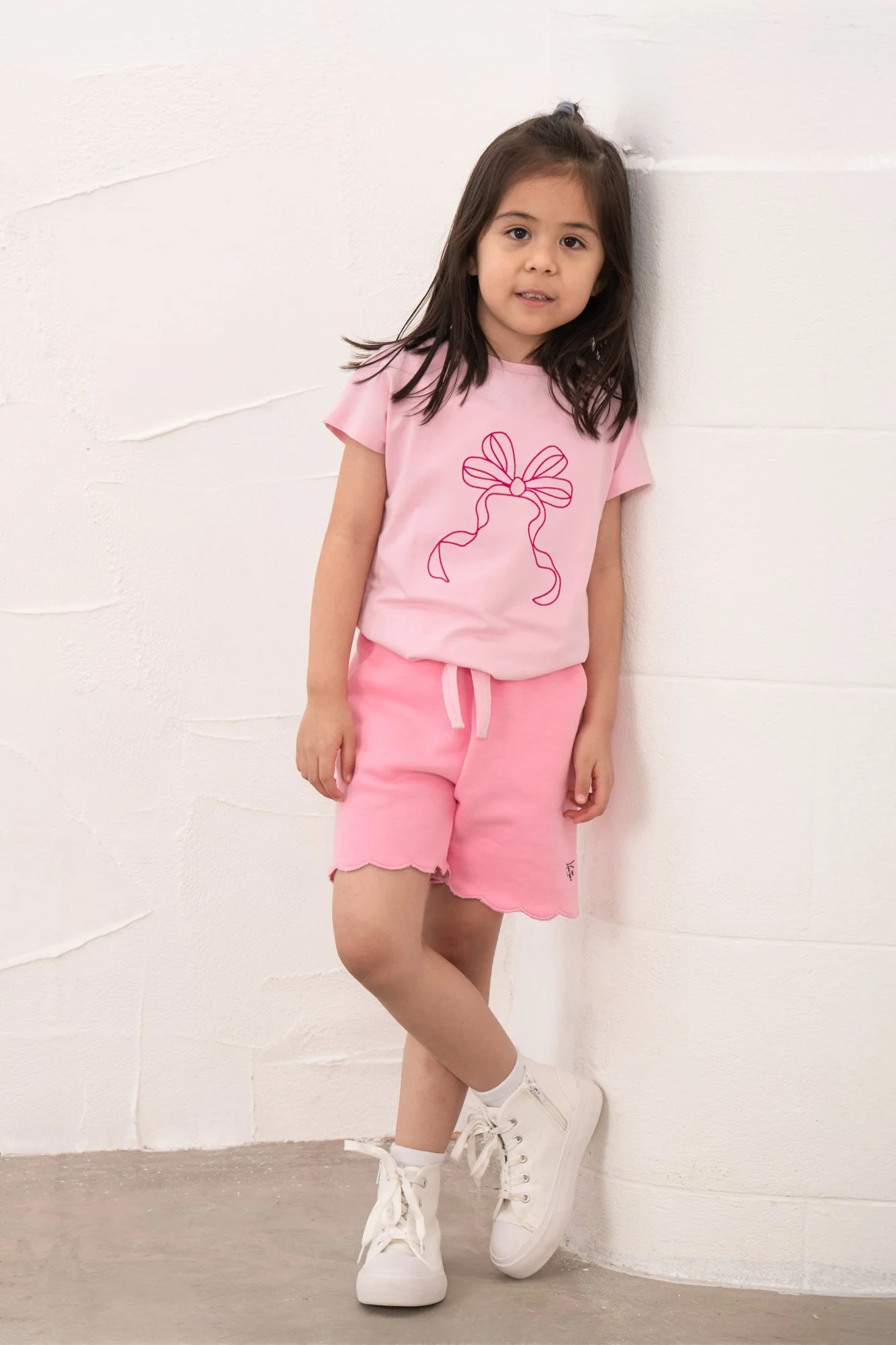 Causeway Tie Top - Pink Bow