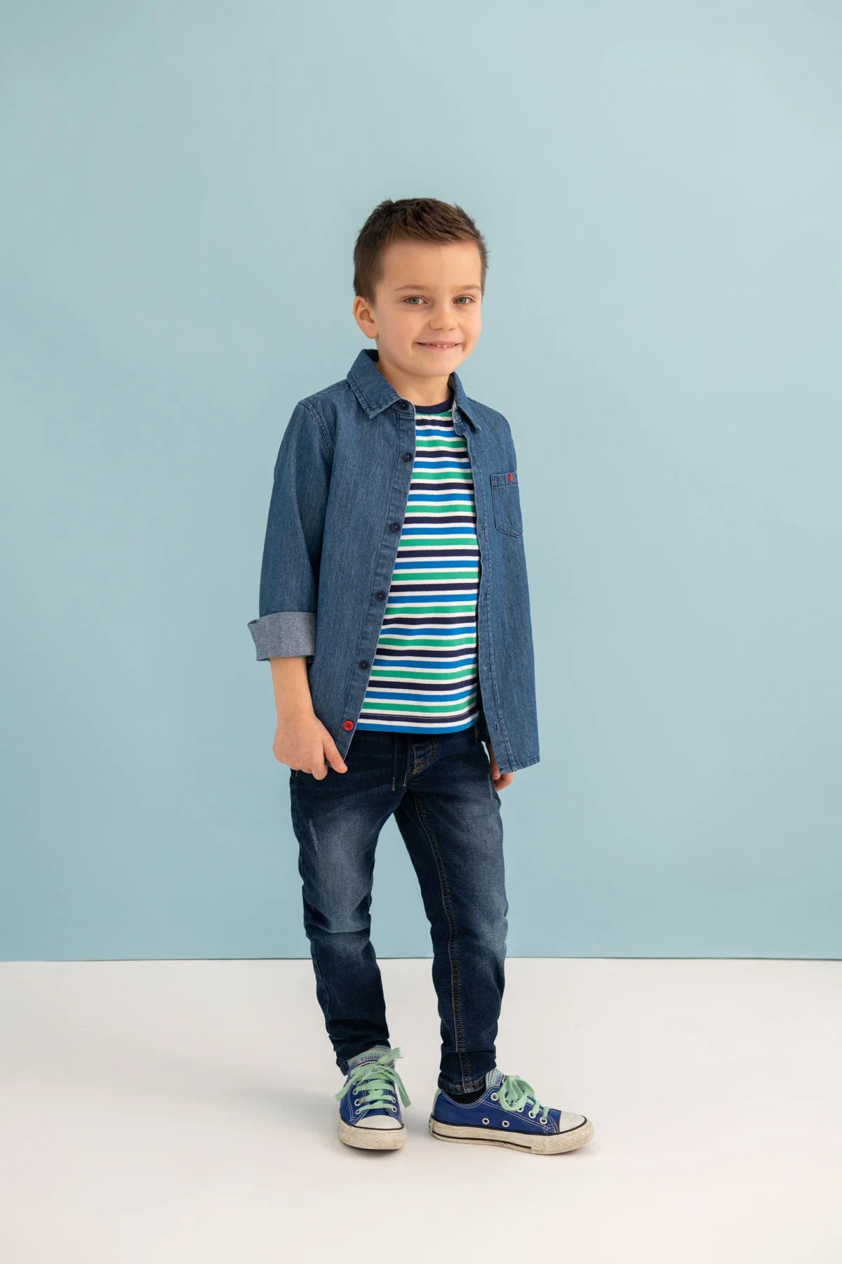 Charlie Shirt - Denim - Image 4