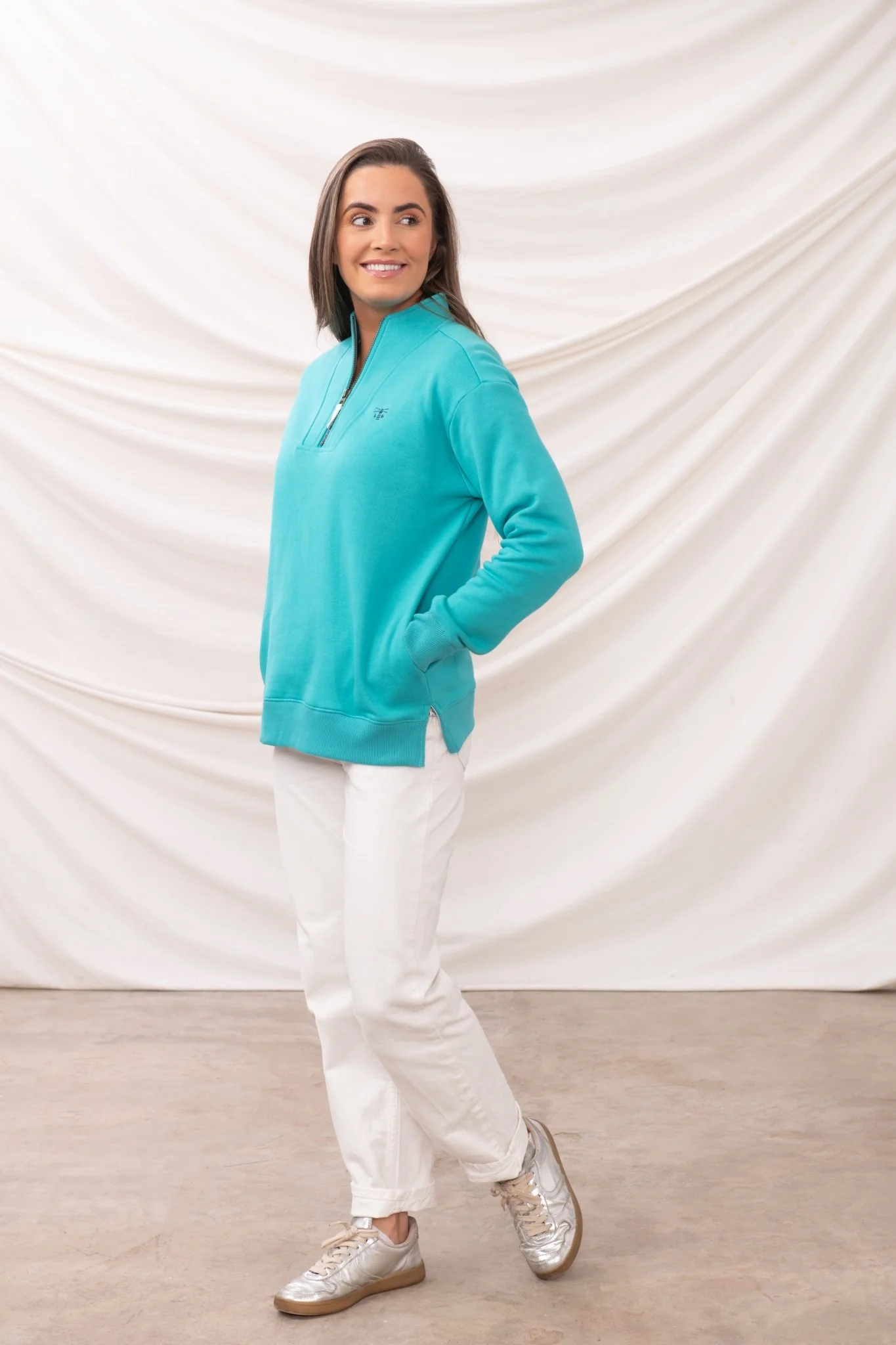 Coral Jersey - Soft Teal - Image 2