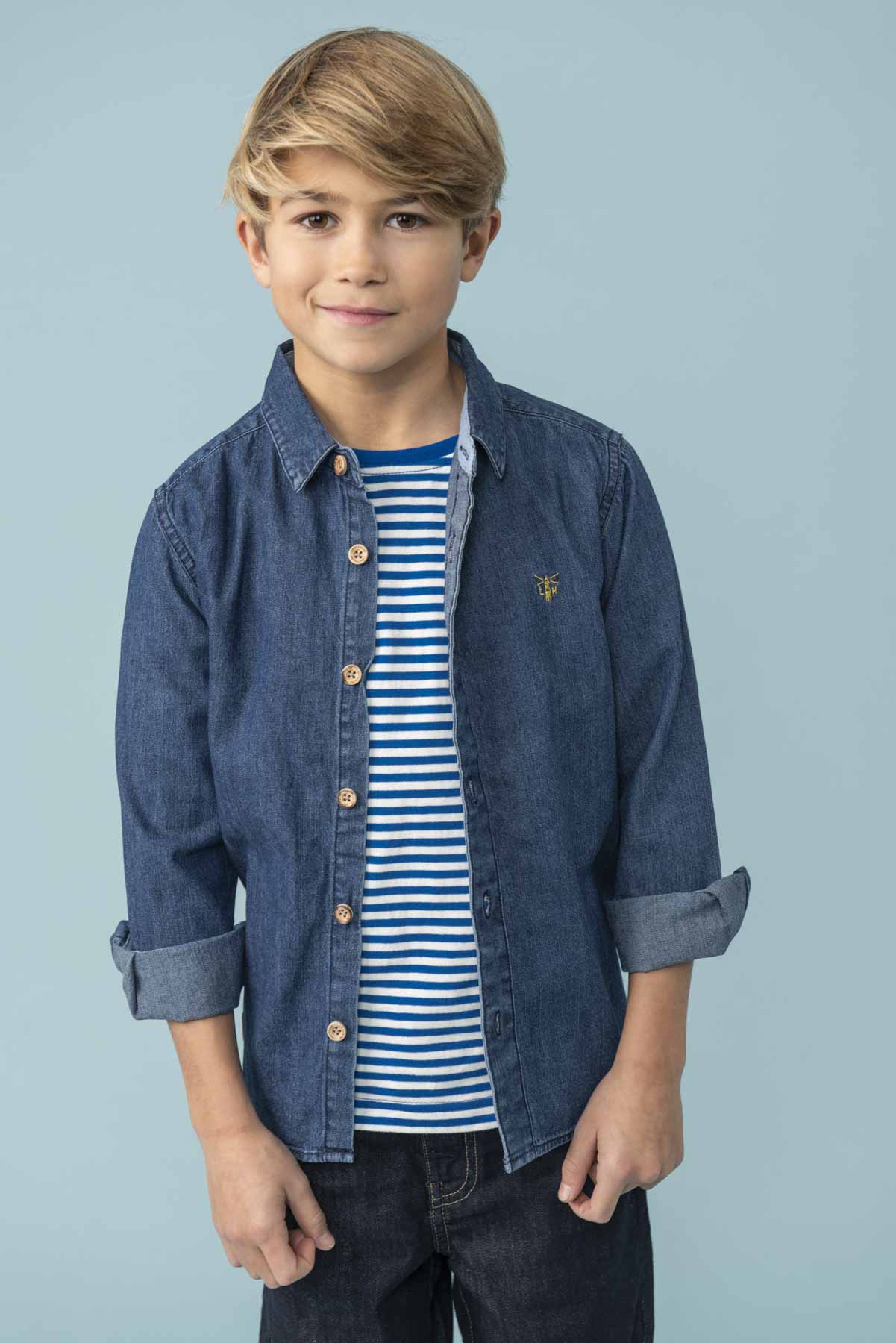 Elliot Shirt -  Washed Denim