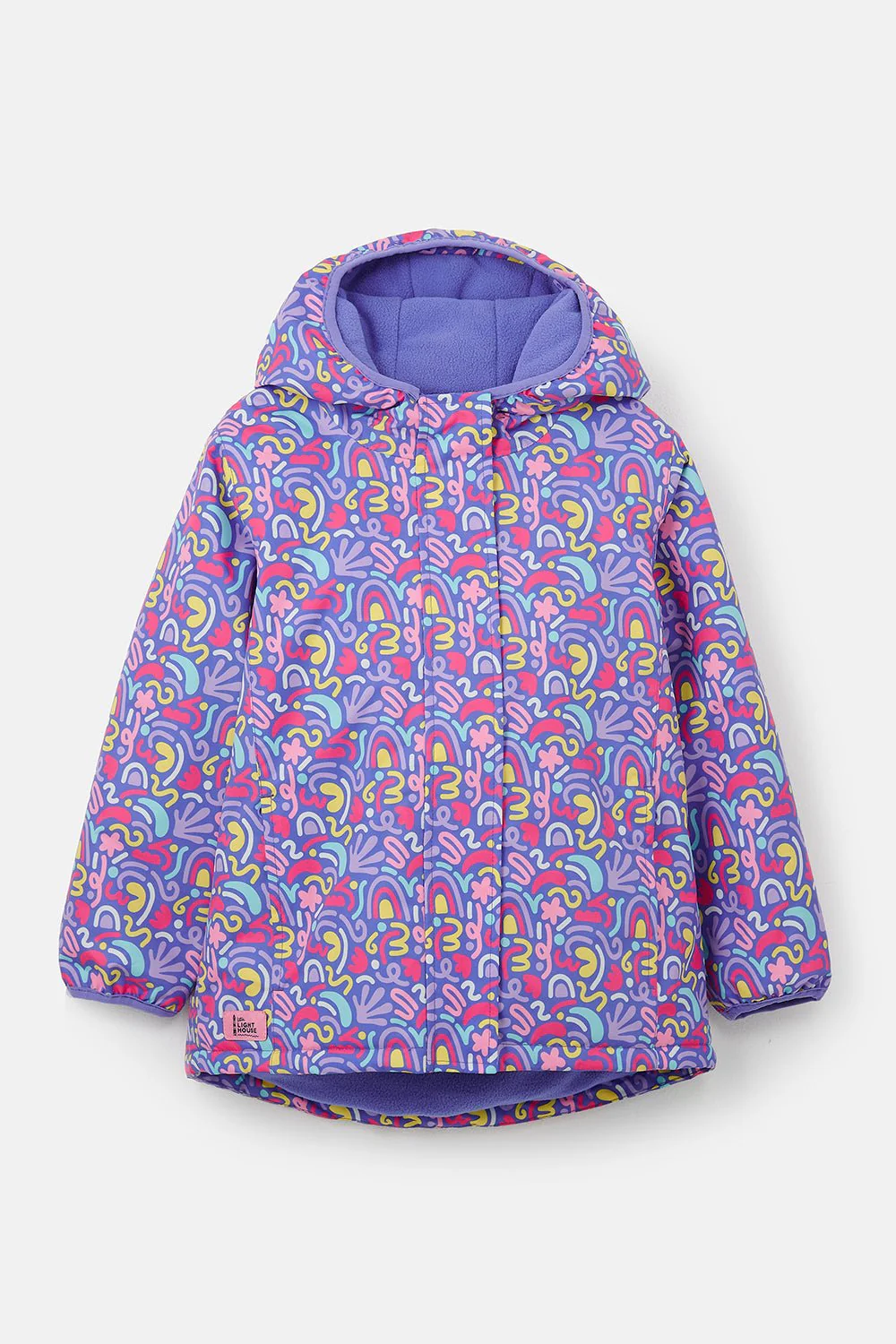 Freya Coat - Abstract Print - Image 2