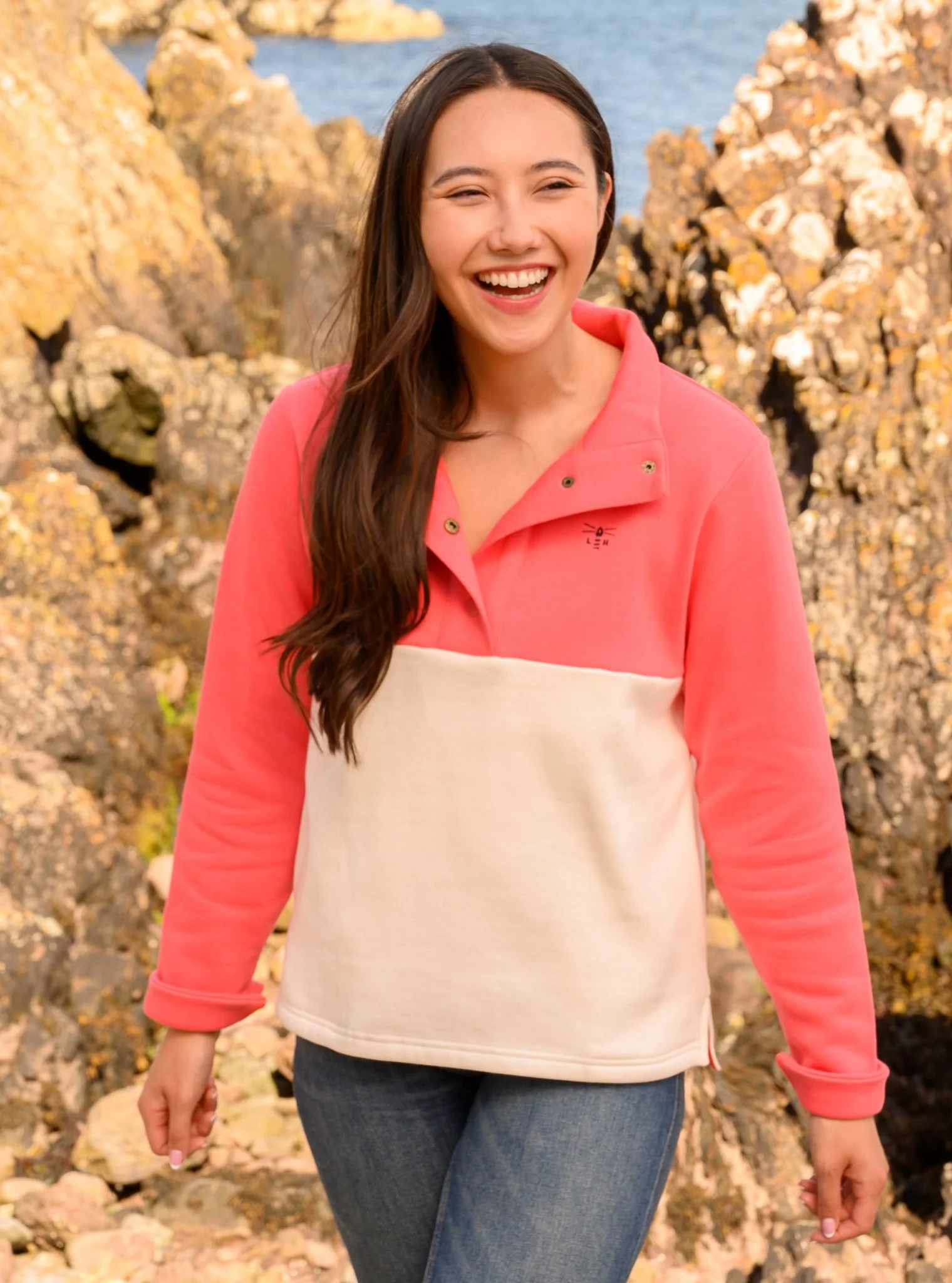 Haven Jersey - Coconut Deep Coral - Image 6
