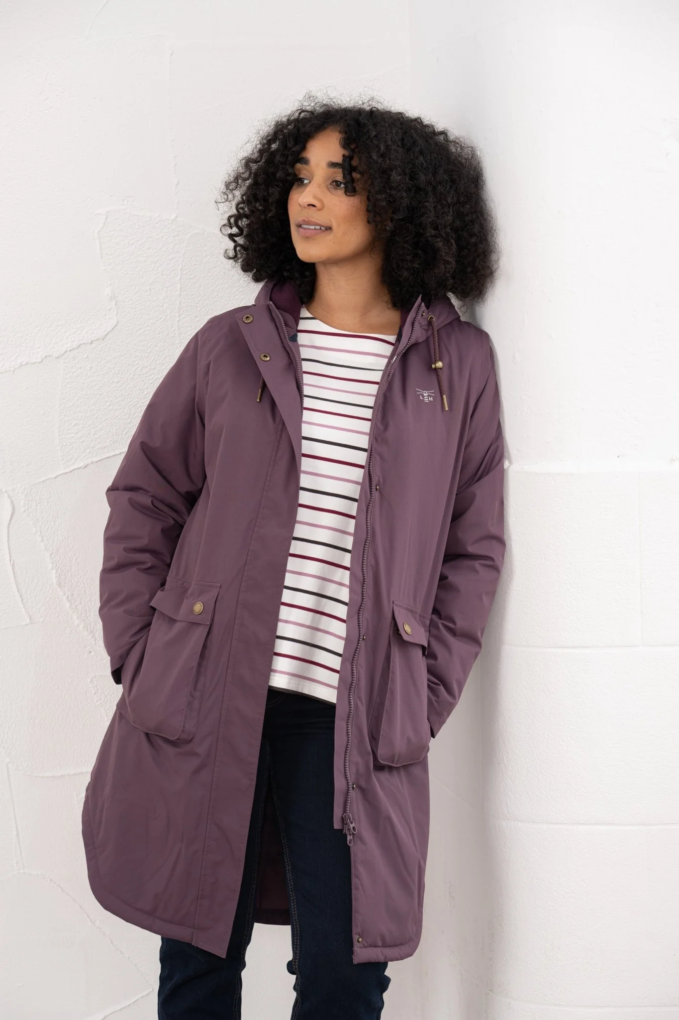 Imogen Coat - Cranberry