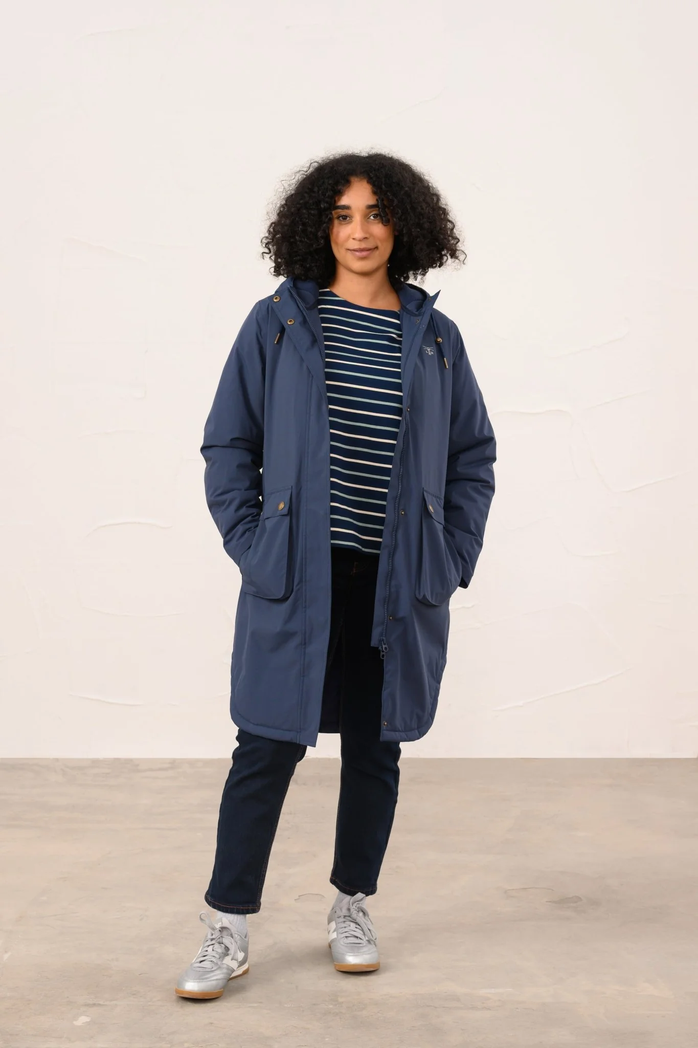 Imogen Coat - Navy
