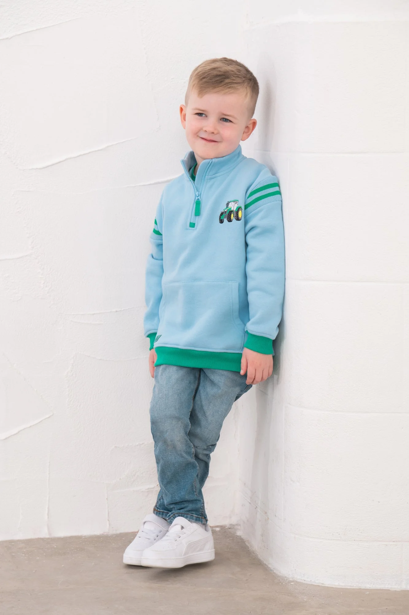 Jonah Sweatshirt - Green Tractor