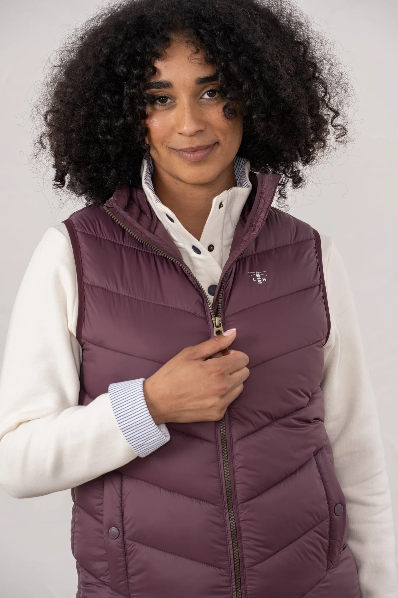 Laurel Gilet - Cranberry