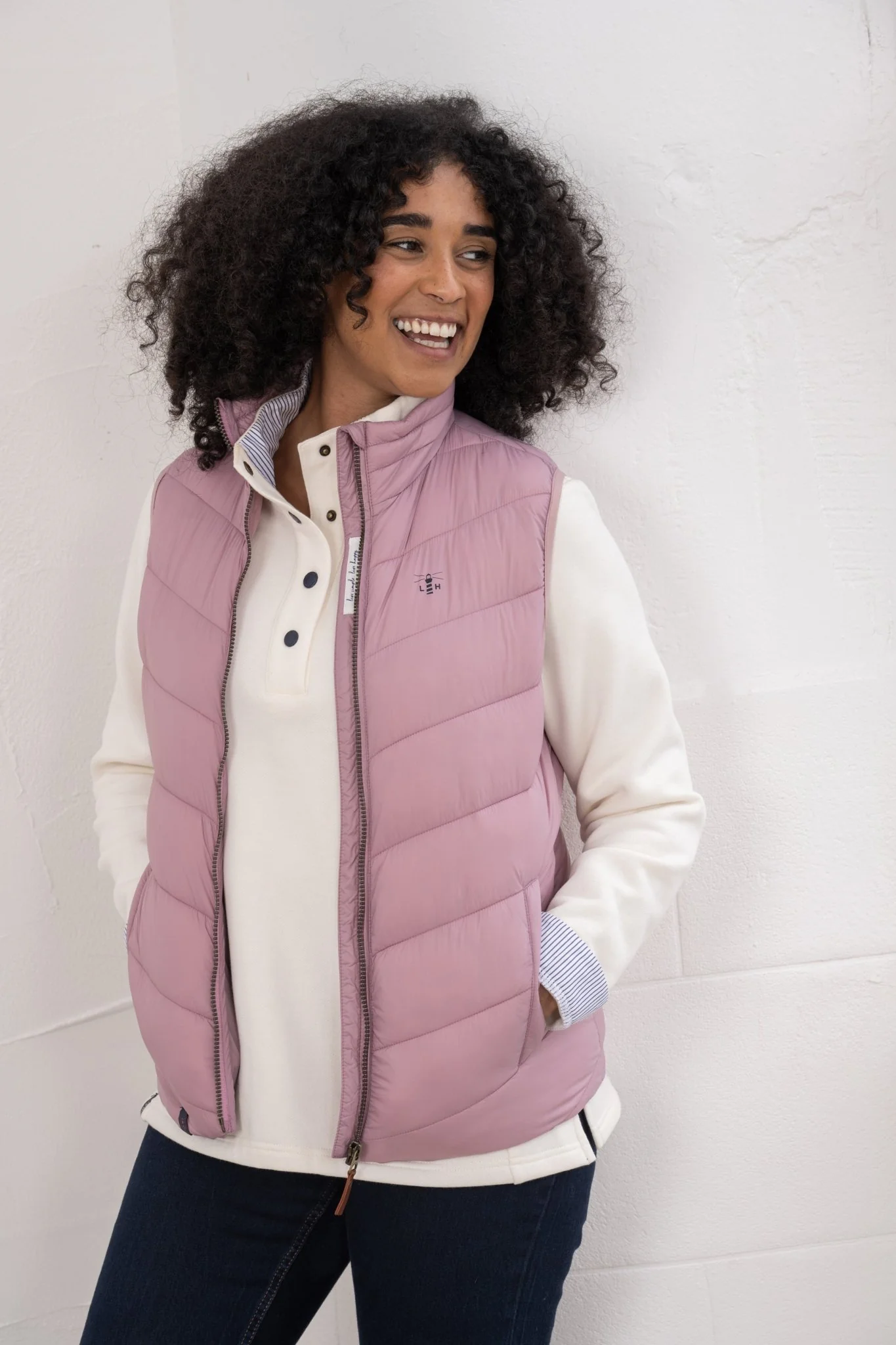 Laurel Gilet - Wild Rose