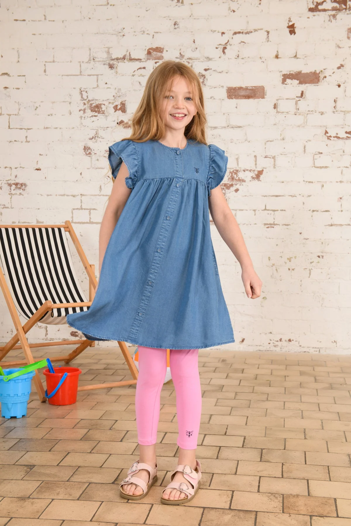 Lexie Dress - Soft Denim - Image 3