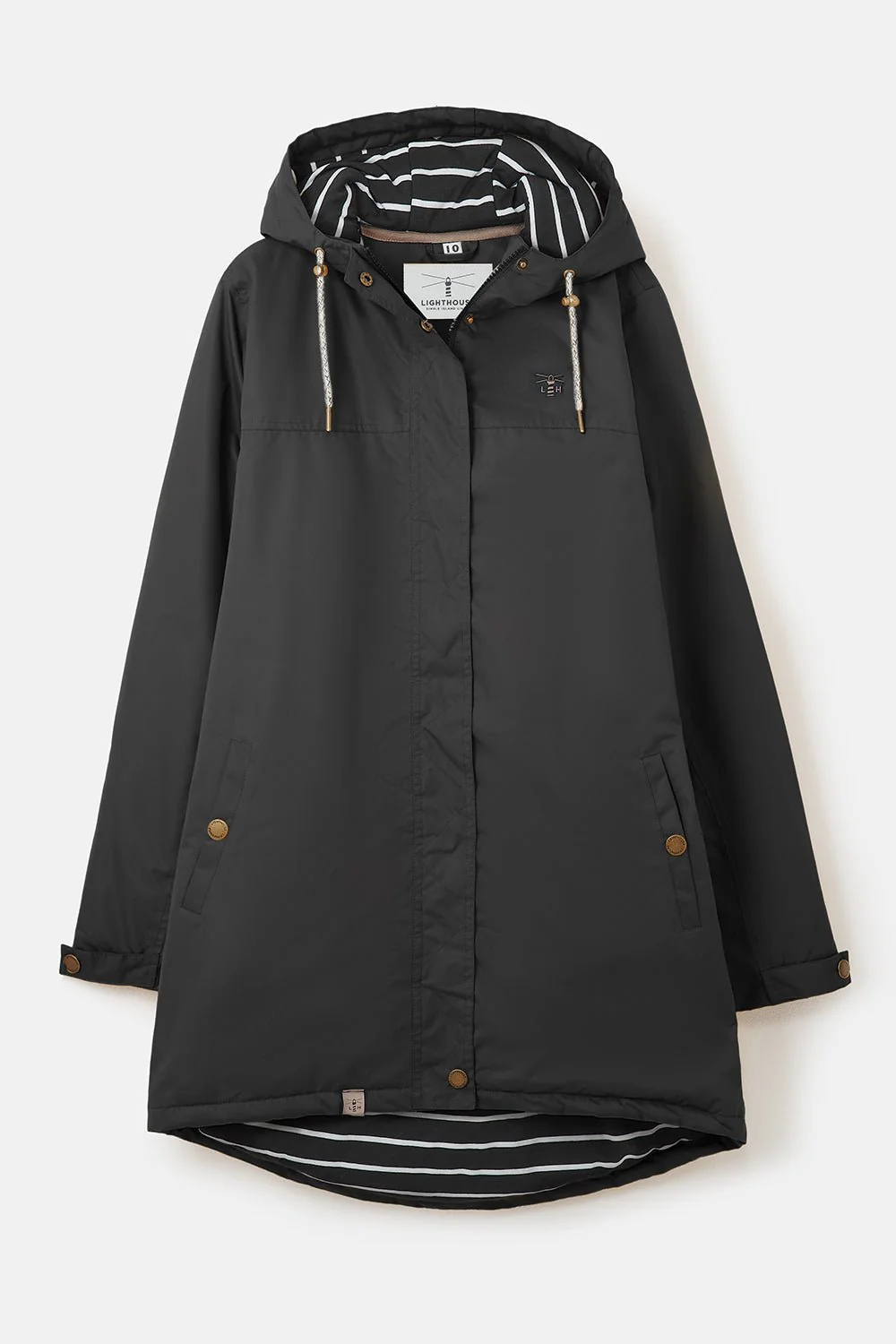 Eva Long Coat - Black - Image 2