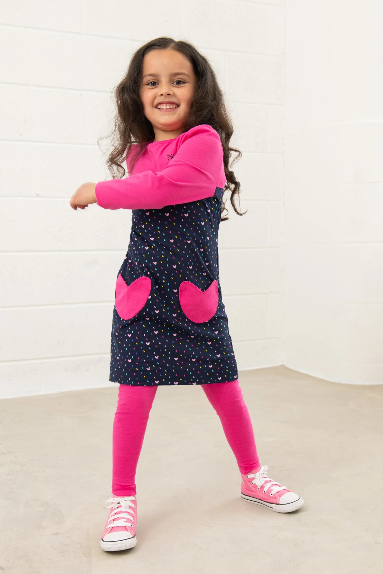 Mollie Leggings - Deep Pink