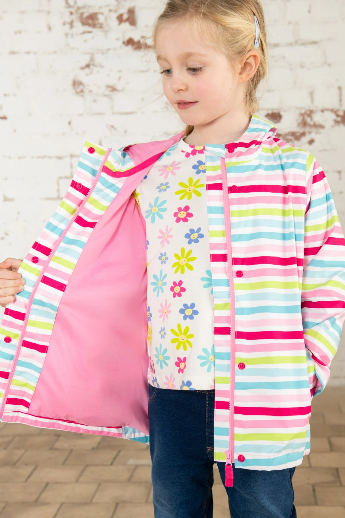 Olivia Jacket - Multi Stripe - Image 2