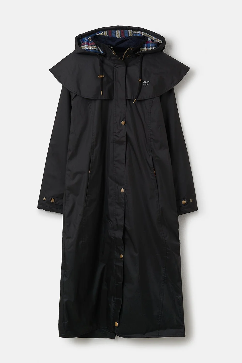 Outback Full Length Waterproof Raincoat - Black - Image 2