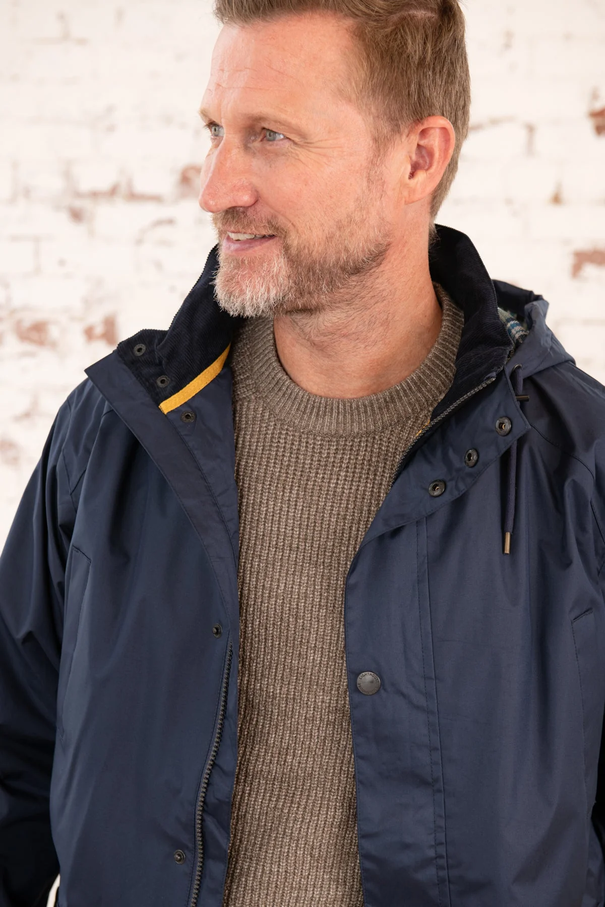 Oxford Raincoat - Navy - Image 12