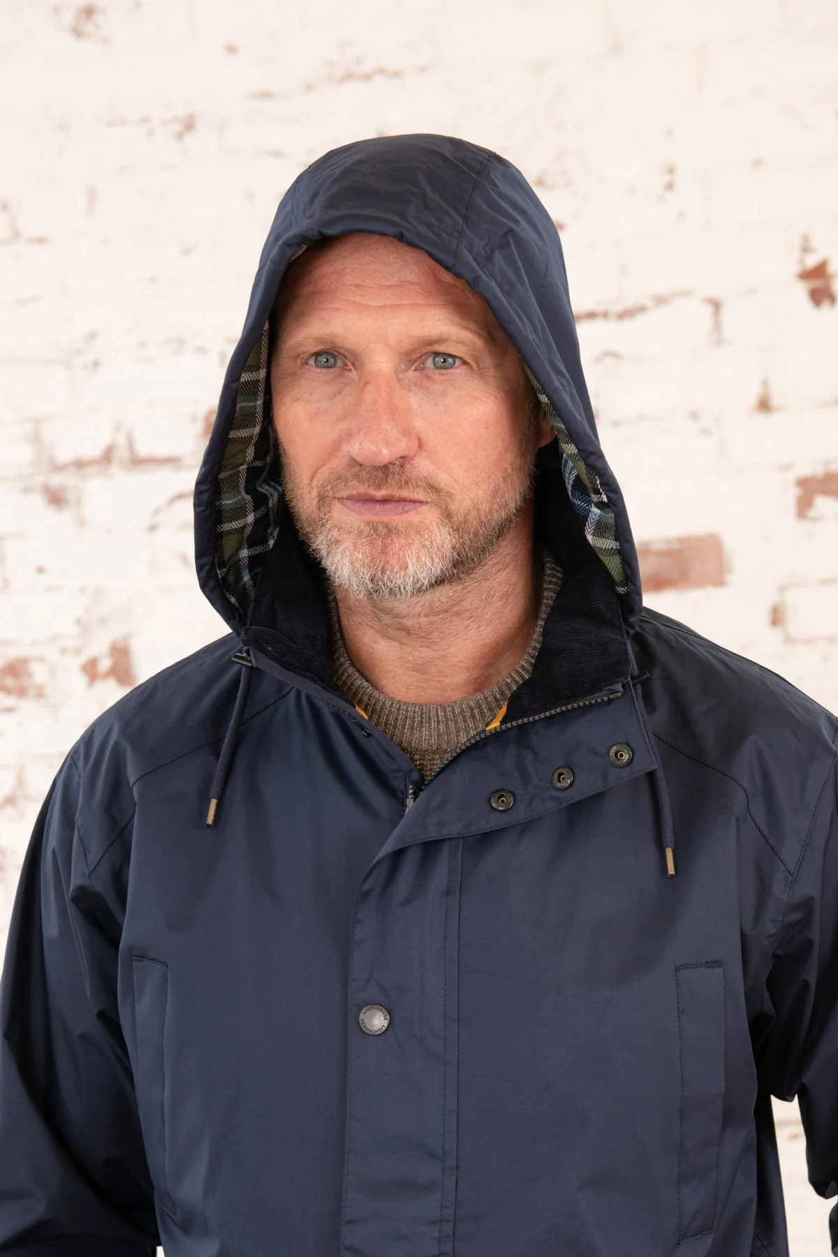 Oxford Raincoat - Navy - Image 5