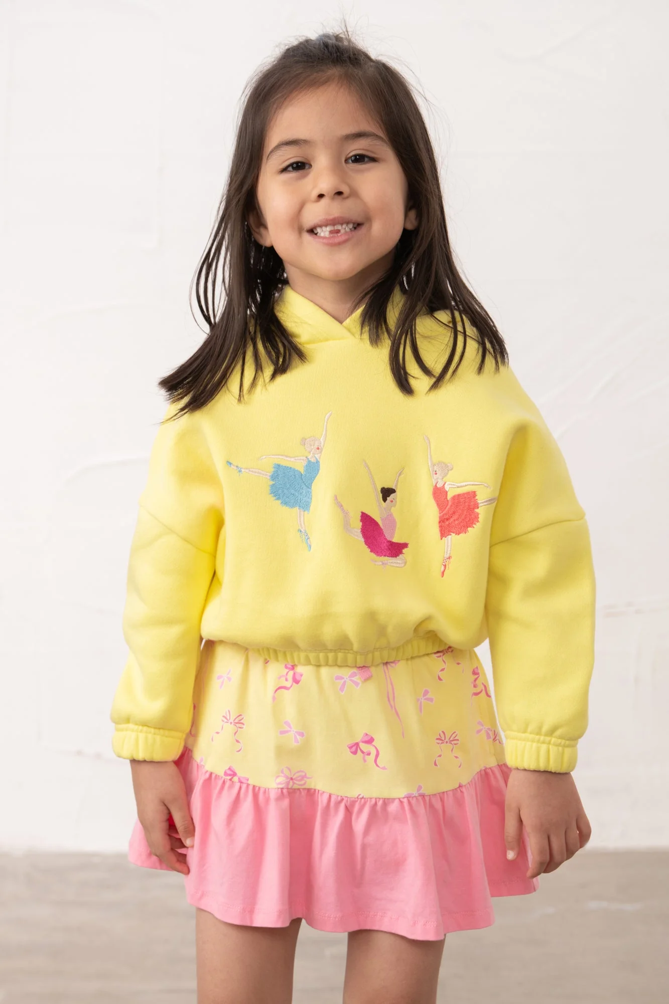 Saskia Skort - Lemon Bow